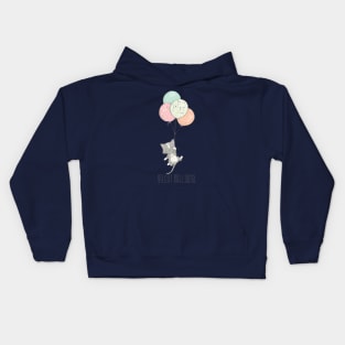 99 Cat Balloons Kids Hoodie